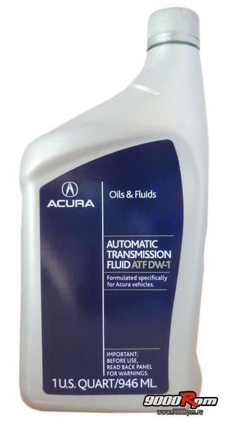 Упаковка ATF DW1 для рынка США, бренд Acura (0.946л) Acura ATF DW1 США