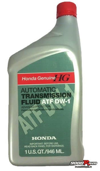Упаковка ATF DW1 для рынка США, бренд Honda (0.946л) Honda ATF DW1 США