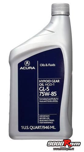 Упаковка для рынка США, бренд Акура Acura HGO-1